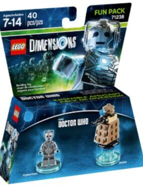 LEGO Dimensions 71238 Cyberman Fun Pack - Doctor Who - NEW Sealed Retired